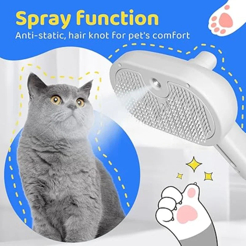 Pet Hair Removal Comb USB Rechargeable for Cats & Dogs