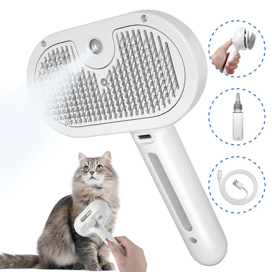 Pet Hair Removal Comb USB Rechargeable for Cats & Dogs